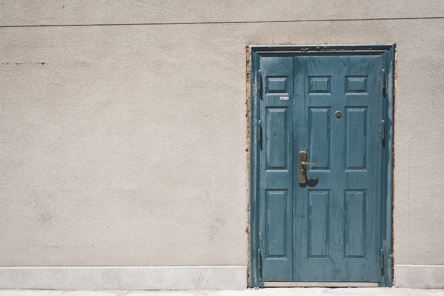 Steel entry door