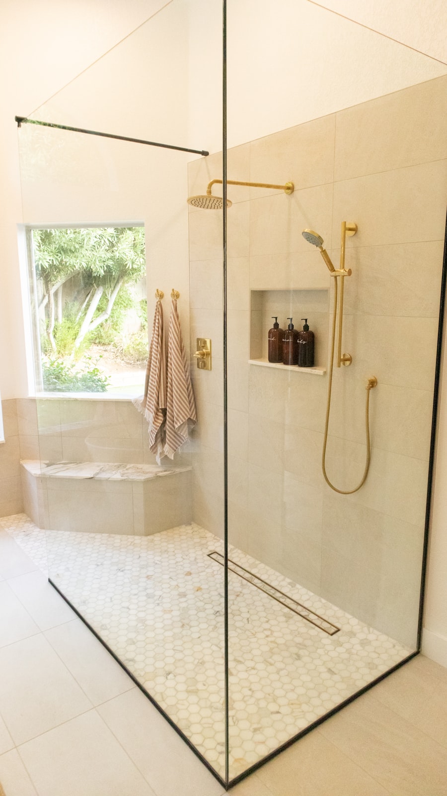Farmhouse Bath: Shiplap, Hex Tile, Clawfoot