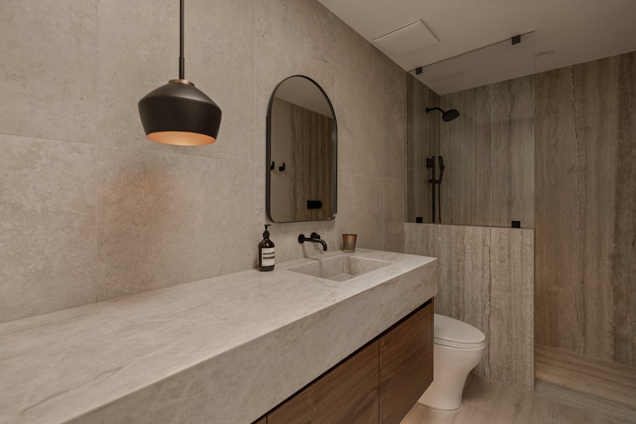 Small Bathroom Transformation with Floating Vanity